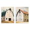 Stupell Industries Rustic Big Barns 2pc Wall Plaque Set, design by Susan Jill